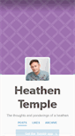 Mobile Screenshot of heathentemple.tumblr.com