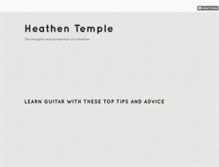 Tablet Screenshot of heathentemple.tumblr.com