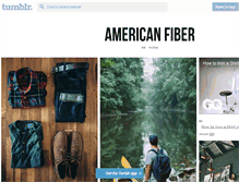 Tablet Screenshot of americanfiber.tumblr.com