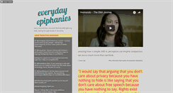 Desktop Screenshot of everydayepiphanies.tumblr.com