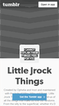 Mobile Screenshot of littlejrockthings.tumblr.com