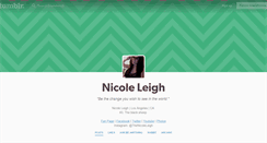 Desktop Screenshot of bowlofnicole.tumblr.com