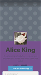 Mobile Screenshot of aliceking.tumblr.com