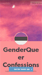 Mobile Screenshot of genderqueerconfessions.tumblr.com