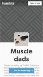 Mobile Screenshot of muscledads.tumblr.com