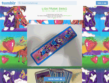 Tablet Screenshot of lisafrankswag.tumblr.com