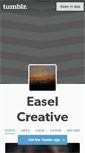 Mobile Screenshot of easelcreative.tumblr.com