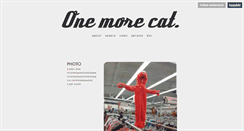 Desktop Screenshot of onemorecat.tumblr.com