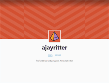 Tablet Screenshot of ajayritter.tumblr.com
