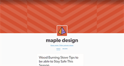Desktop Screenshot of mapledesign.tumblr.com
