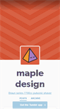Mobile Screenshot of mapledesign.tumblr.com