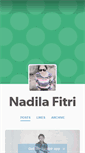 Mobile Screenshot of nadilafitri.tumblr.com