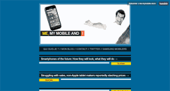 Desktop Screenshot of me-mymobile-and-i.tumblr.com
