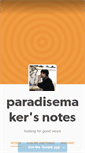 Mobile Screenshot of paradisemaker.tumblr.com