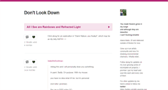 Desktop Screenshot of dont-look-down.tumblr.com
