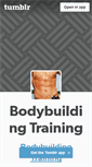 Mobile Screenshot of bodybuildingtraining.tumblr.com