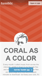 Mobile Screenshot of coralasacolor.tumblr.com