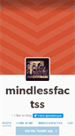 Mobile Screenshot of mindlessfactss.tumblr.com