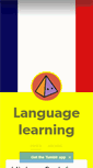 Mobile Screenshot of languagelearning123.tumblr.com