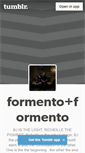 Mobile Screenshot of formento.tumblr.com