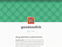 Tablet Screenshot of goodassdick.tumblr.com