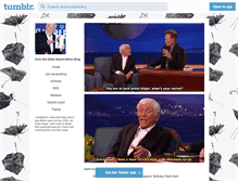 Tablet Screenshot of dickvandykeblog.tumblr.com