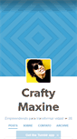 Mobile Screenshot of craftymaxine.tumblr.com