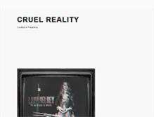 Tablet Screenshot of cruelreality.tumblr.com