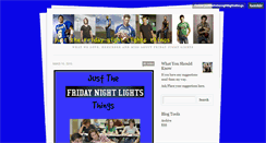 Desktop Screenshot of justthefridaynightlightsthings.tumblr.com