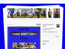 Tablet Screenshot of justthefridaynightlightsthings.tumblr.com