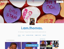 Tablet Screenshot of iamthomas.tumblr.com