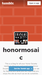 Mobile Screenshot of honormosaic.tumblr.com