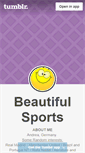 Mobile Screenshot of beautifulsports.tumblr.com