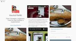 Desktop Screenshot of kaushalparikh.tumblr.com