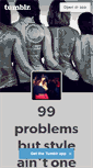 Mobile Screenshot of 99problemsbutstyleaint1.tumblr.com