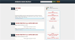 Desktop Screenshot of jualmainananak.tumblr.com