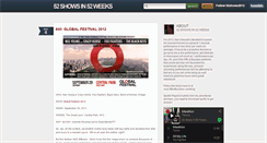 Desktop Screenshot of 52shows2012.tumblr.com