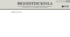 Desktop Screenshot of biggestdickinla.tumblr.com