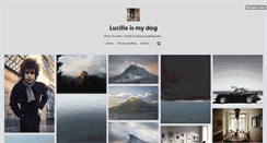 Desktop Screenshot of lucilleismydog.tumblr.com