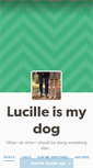 Mobile Screenshot of lucilleismydog.tumblr.com