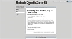 Desktop Screenshot of electroniccigarettestarterkit.tumblr.com