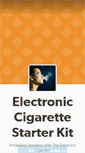 Mobile Screenshot of electroniccigarettestarterkit.tumblr.com