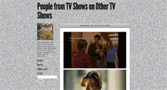 Desktop Screenshot of peoplefromtvshowsonothertvshows.tumblr.com