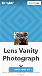 Mobile Screenshot of lensvanityphotography.tumblr.com