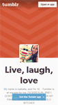 Mobile Screenshot of love-life-have-fun-no-regrets.tumblr.com
