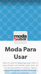 Mobile Screenshot of moda-para-usar.tumblr.com
