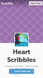 Mobile Screenshot of heartscribblesblog.tumblr.com