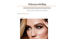 Desktop Screenshot of makeupwerksblog.tumblr.com