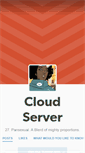 Mobile Screenshot of cloudserver.tumblr.com
