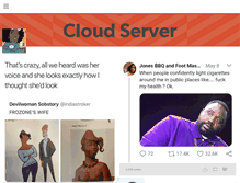 Tablet Screenshot of cloudserver.tumblr.com